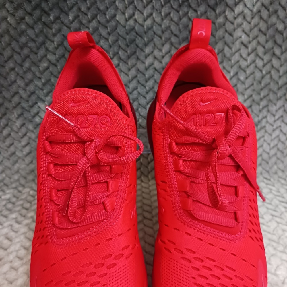 Nike Air Max 270 University Red GS Running Sneakers Shoes Size 6.5Y Women's 8 - Picture 7 of 16